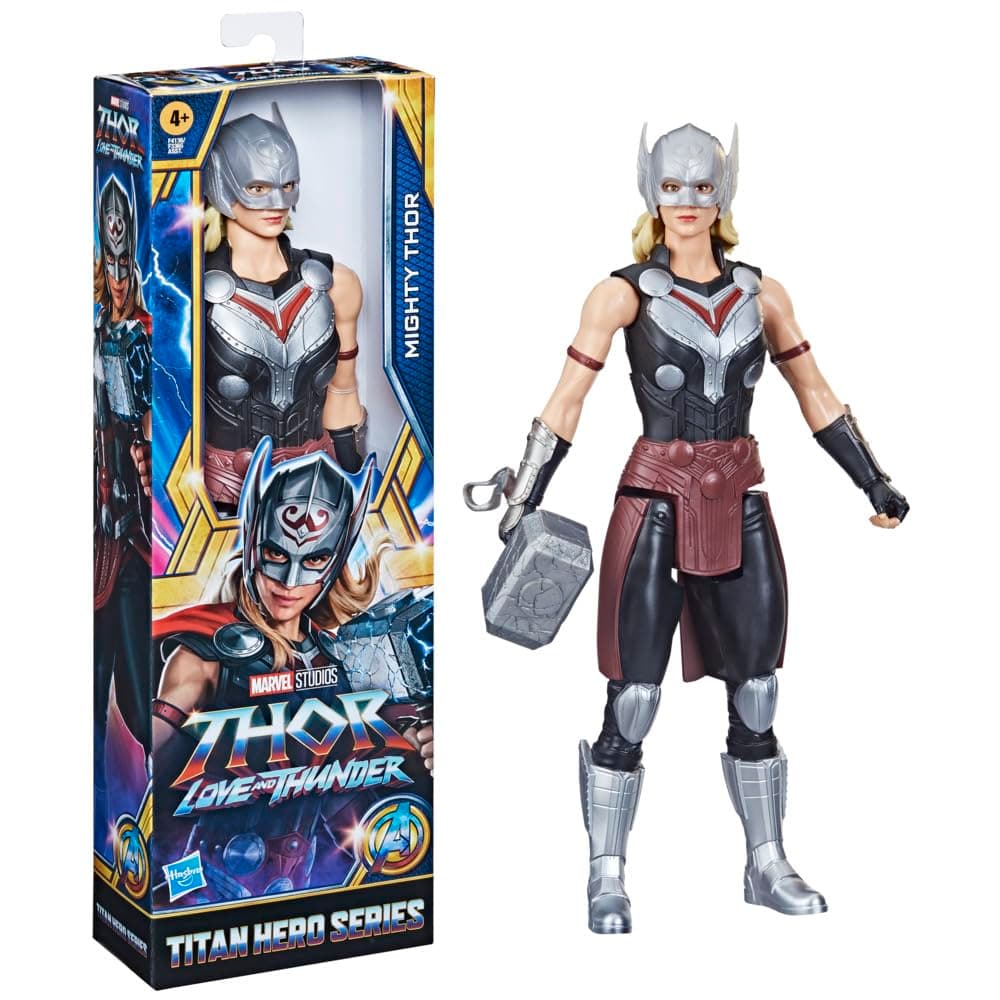 Marvel Thor Love and Thunder - Titan Hero Series Mighty Thor 30cm Articulated Action Figure