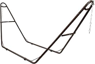 Sunnydaze 550-Pound Capacity Universal Multi-Use Heavy-Duty Steel Hammock Stand, 2 Person, Fits Hammocks 9 to 14 Feet Long, Blue