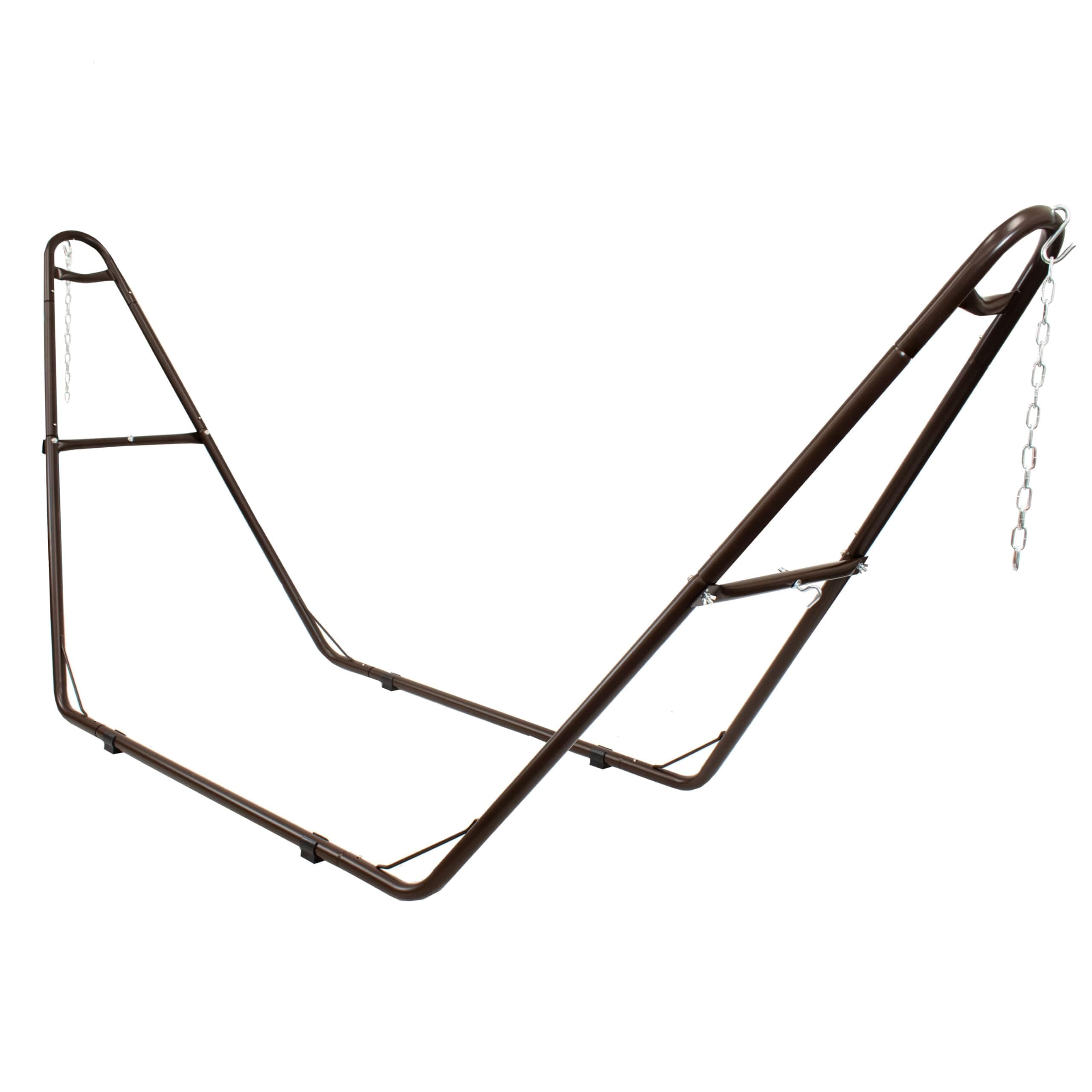 Sunnydaze Decor Universal Double Hammock Stand Only - 550-Pound Capacity - Heavy-Duty Hammock Stand for Outside - Fits 9 to 14 Foot Hammocks - Bronze