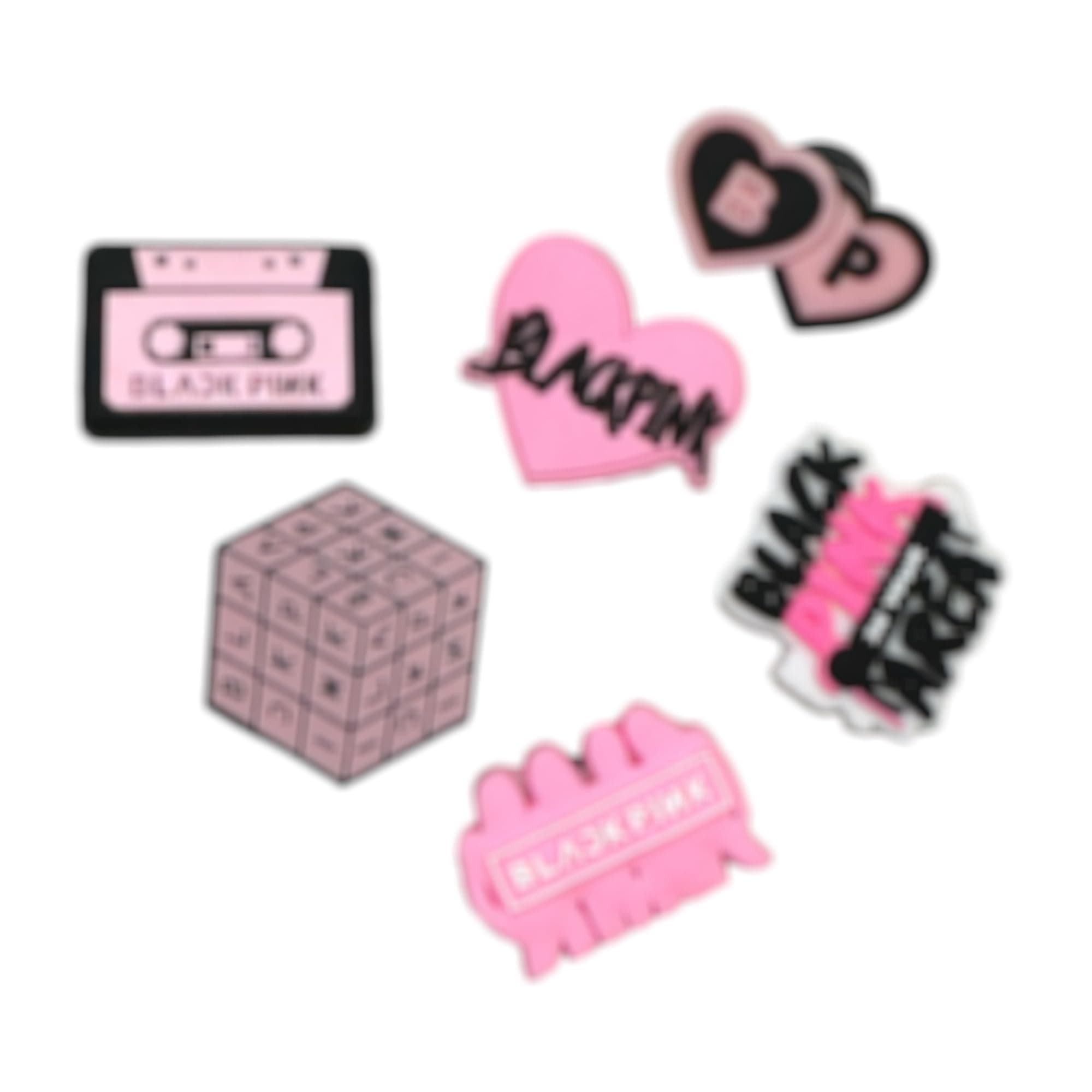 Korean K-Pop BlackPink BTS Shoe Charms for Crocs | Customize with Colorful K-Pop BlackPink Blinks BTS Army Fans Charms for Crocs