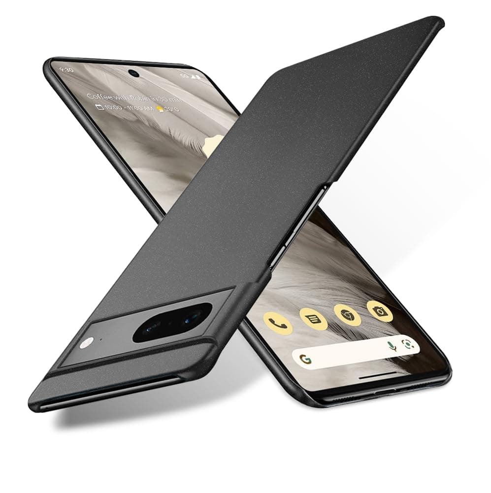 Bastmei for Google Pixel 7 5G Case (2022),Extremely Light Ultra-Light Super Slim Camera Protection Hard PC Cover Case for Google Pixel 7 5G (2022)(Gravel Black)