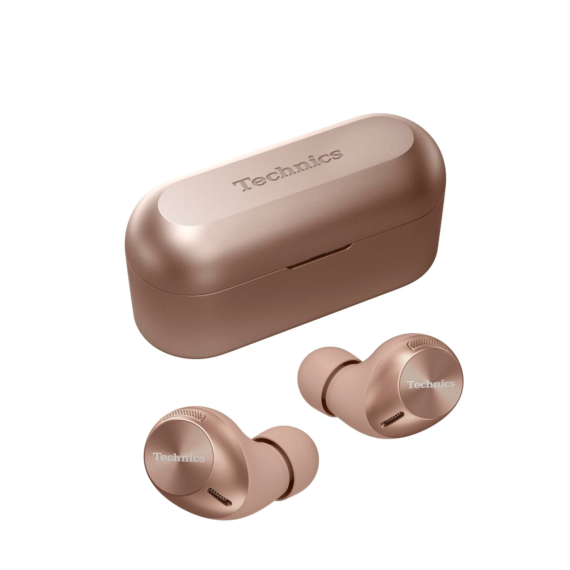 EAH-AZ40M2 Wireless Earbuds with Noise Cancelling, 3 Device Multipoint Bluetooth, Comfortable In-Ear headset, headset with Built-in Microphone, Customisable Fit, Rose Gold