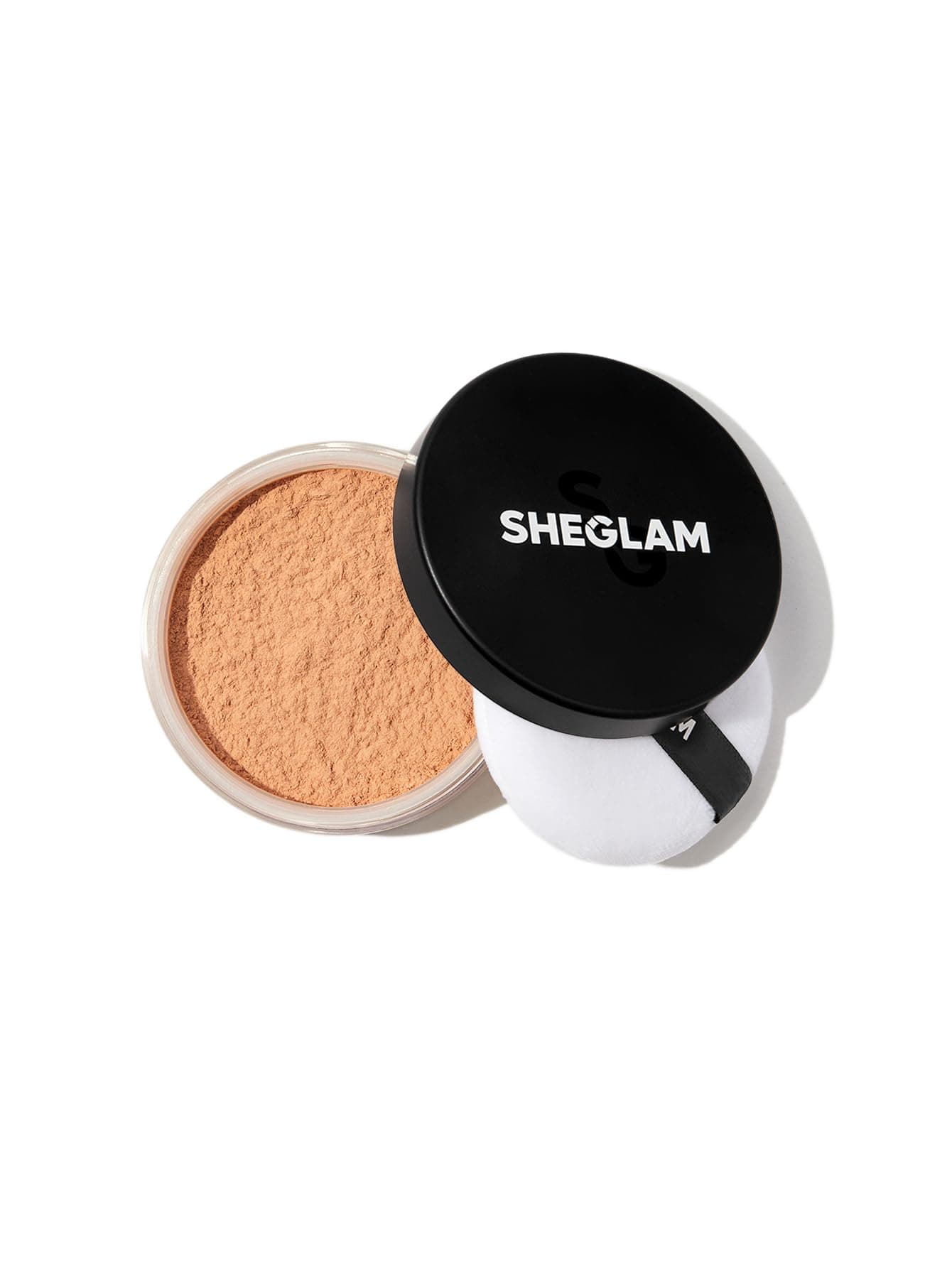 Baked Glow Setting Powder Oil Control Loose Face Powder Translucent Pore-Less Flawless Smooths Fine Lines Glowy Powder - Light Brown
