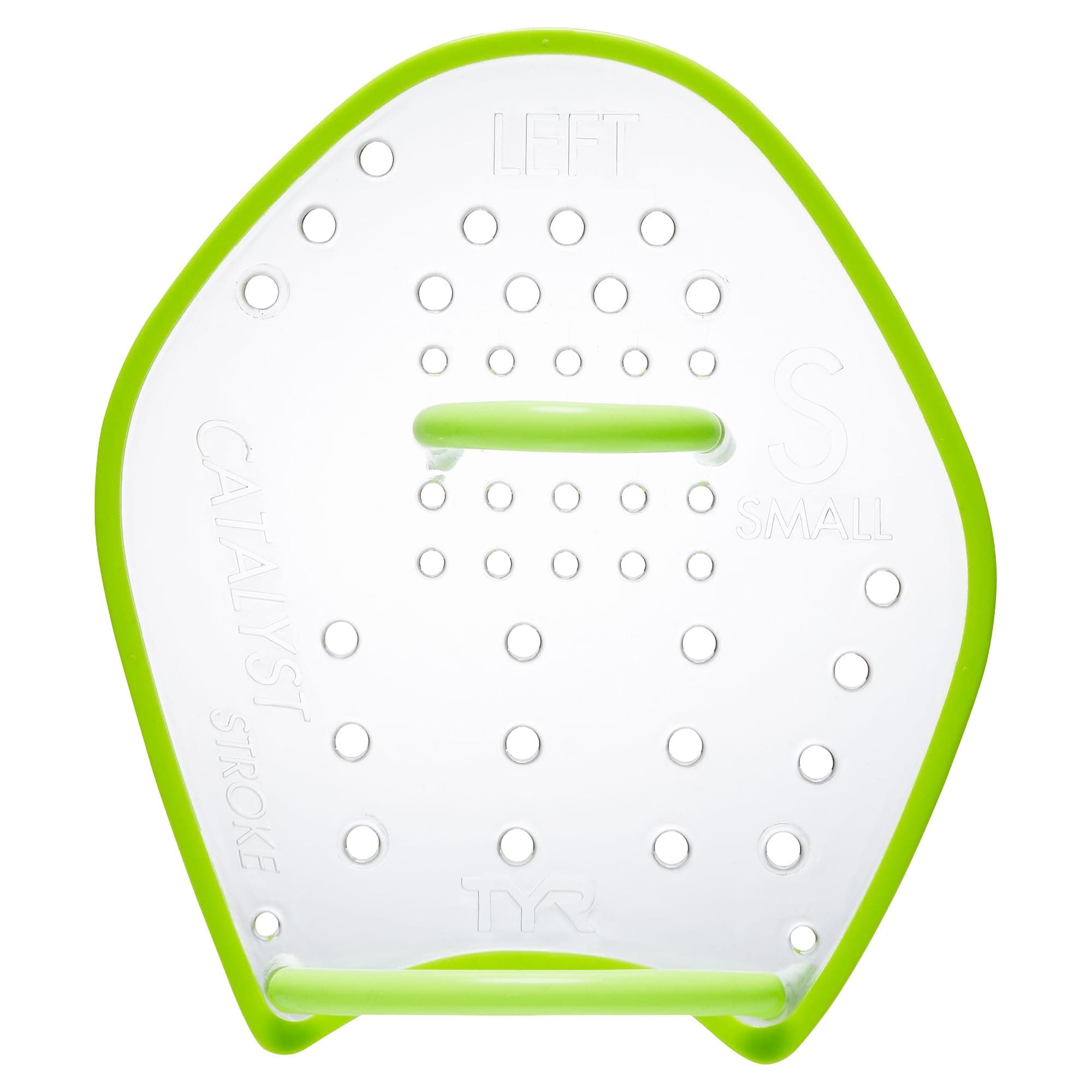 TYR Catalyst Stroke Training Paddles for Swimming, Size - Small (Fluro-Yellow)