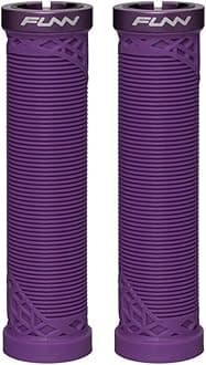Funn Hilt Mountain Bike Handlebar Grips With Single Lock On Clamp, Lightweight And Ergonomic Bicycle Handlebar Grips with 22 mm Inner Diameter, Unique Patterned Bicycle Grips For MTB/BMX