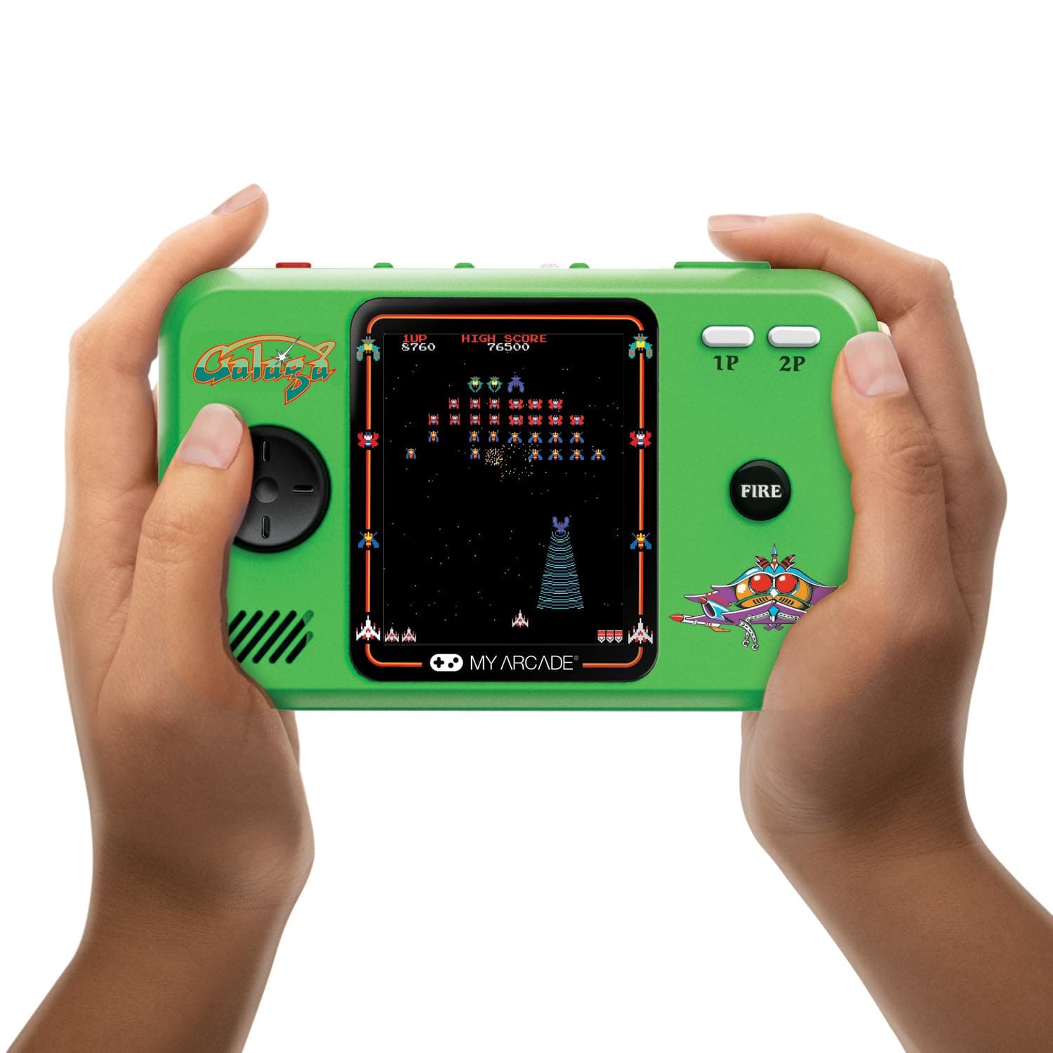 Console de jeu rétro Pocket Player PRO - Galaga - Atari - Ecran 7cm Haute Résolution