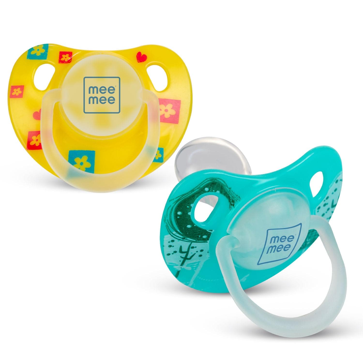 Mee Mee Orthodontic Baby Pacifier (Yellow/Green)