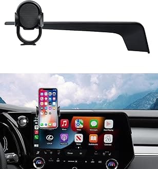 Car Phone Holder fit for 2023-2025 2026 Lexus RX RX350/RX350h/RX500h Accessories Phone Mount 14-Inch Screen Cell Phone Automobile Cradles Hands-Free 360° Rotation(Not for 9.8-Inch)
