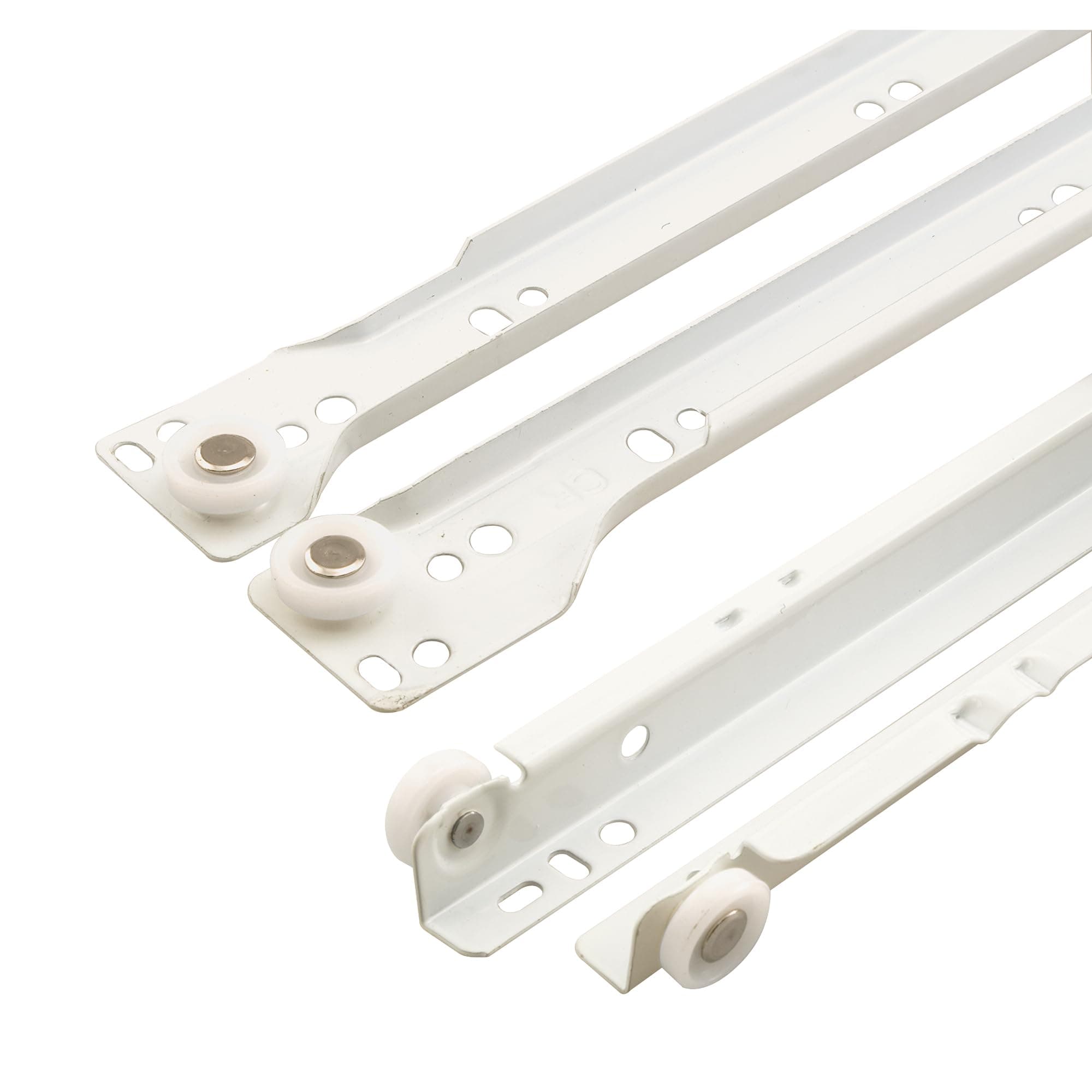PRIME-LINE R 7210 Drawer Slide Kit, White, 15-3/4 in