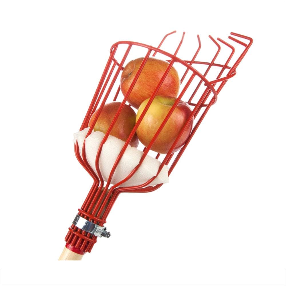 Useful Fruit Picker Harvester Basket Gardening Apple Pear Peach Picking Tools With Cushion To Prevent Bruising