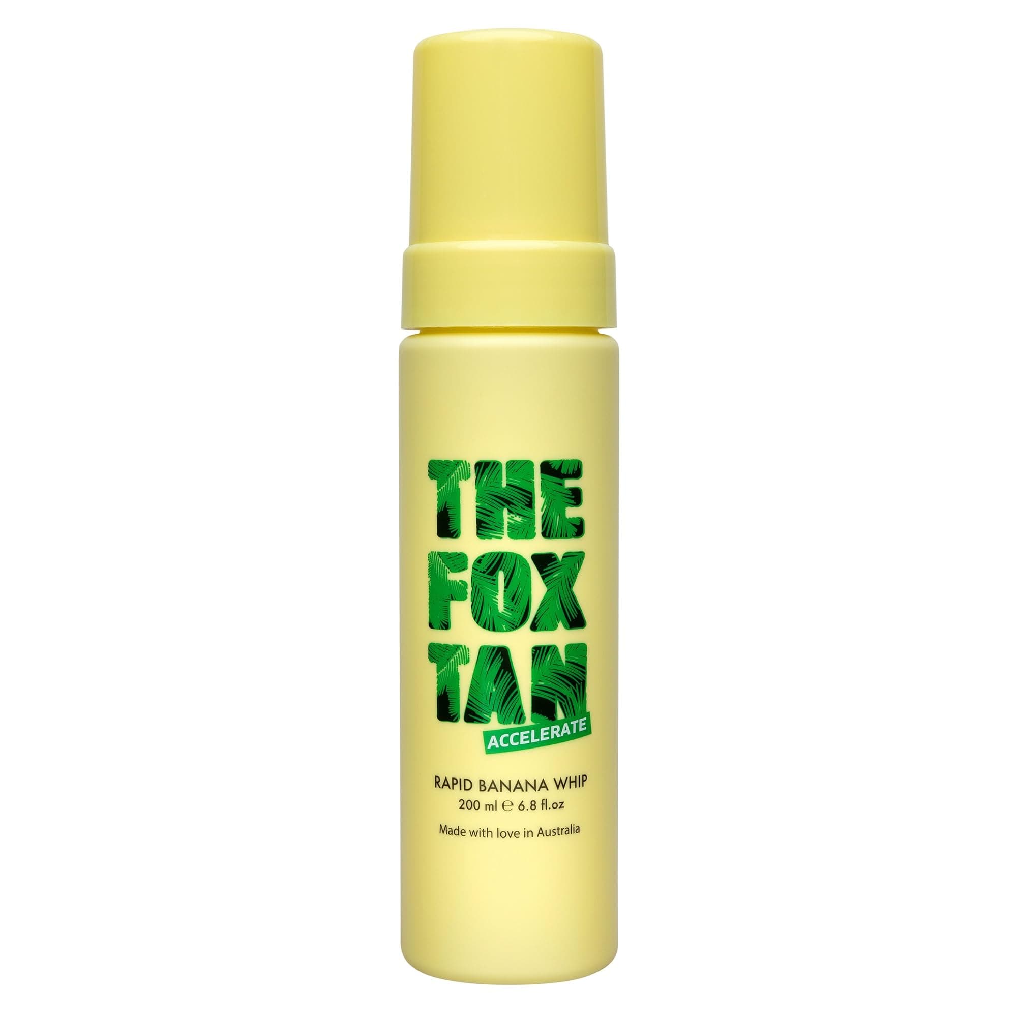 - The Fox Tan Rapid Banana Whip, Natural Tanning Accelerator Lotion For Darker, Deeper & Faster Tans, Delivers Hydrated & Vibrant Skin, 200mL