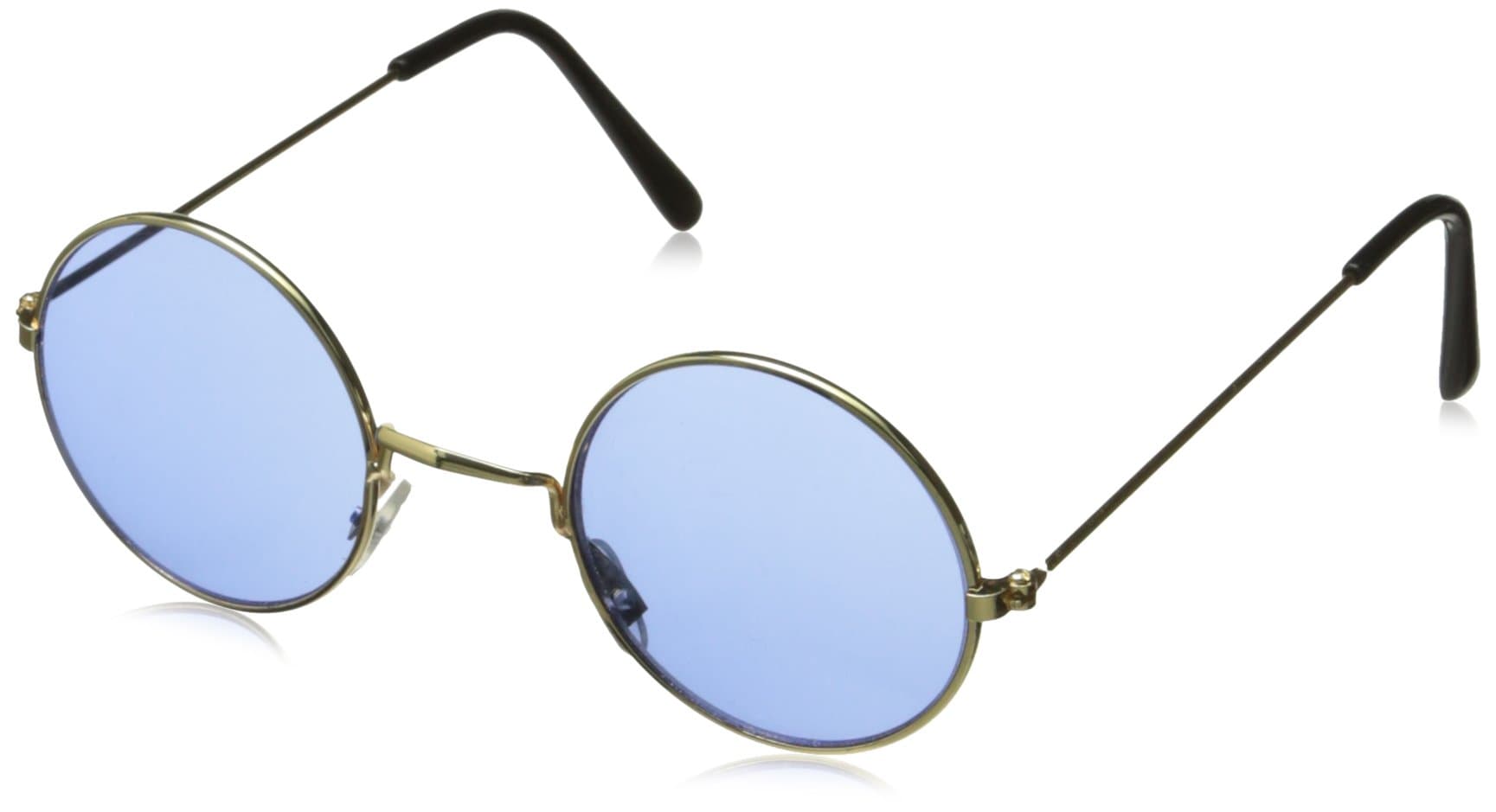 John Lennon Round Lens Sunglasses, Light Blue, 5"