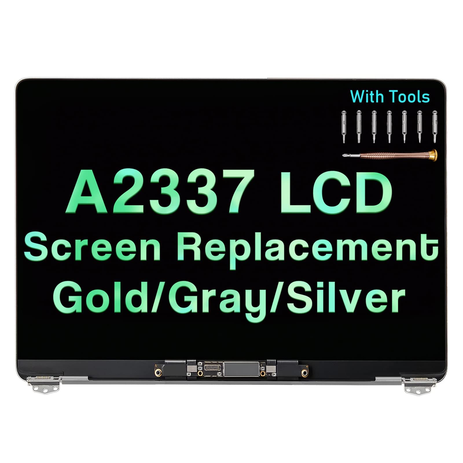 XIMIELEC Screen Replacement for MacBook Air M1 A2337 2020 2021 13" EMC 3598 MGN63 MGN93 MGND3 MGN73 MGNA3 MGNE3 LCD Display Assembly Kit (Space Gray)