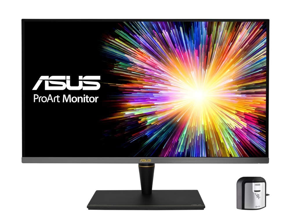 Asus Pa32Ucx-K Proart Display Business Monitor, 4K (3840X2160) Gaming Monitor, Ips, 90% Dci-P3, Dp, Hdmi, Freesync, Low Blue Light, Flicker Free, Shadow Boost, Hdr 10, Black, Wled/Ips 32 Inches