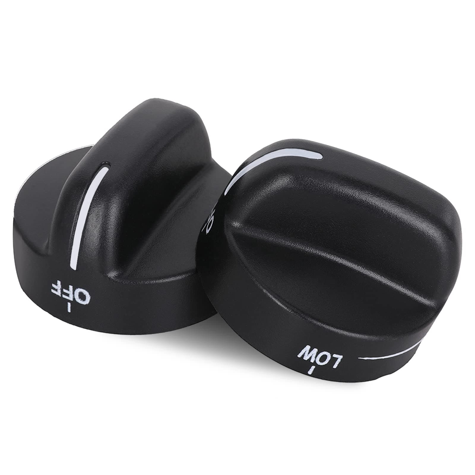 WP8273103 Super Capacity 465 Knob Replacement Part for Whirlpool Range Knob - Compatible with Whirlpool Gas Stove - Replace AP6012363 WP8273103 WP8273103VP (2pcs Black)