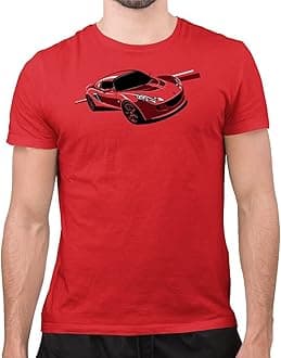 I Crave Cars Lotus Elise Illustration T Shirt Sports Car T Shirt