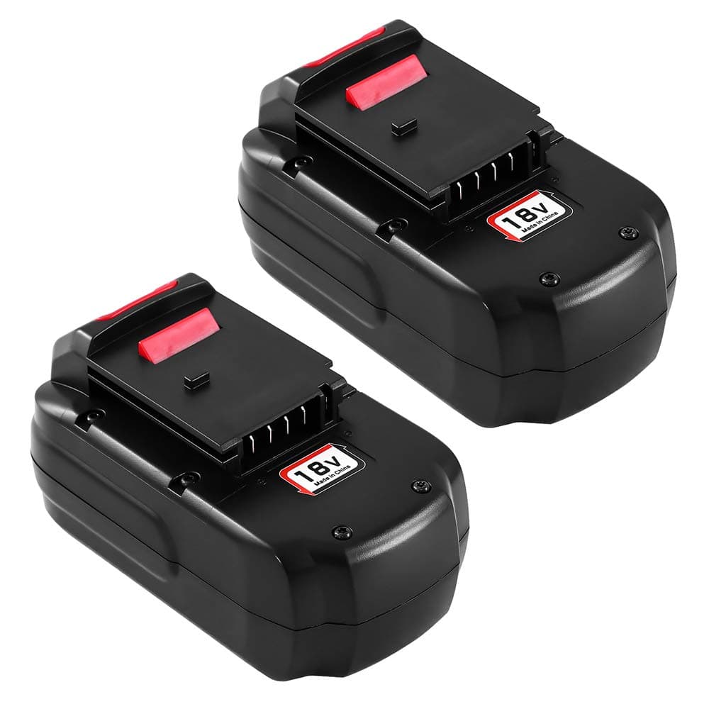 2Packs Replacement Battery Compatible with Porter Cable 18V Battery Compatible with PC18B PCC489N PCMVC PCXMVC Cordless Tools
