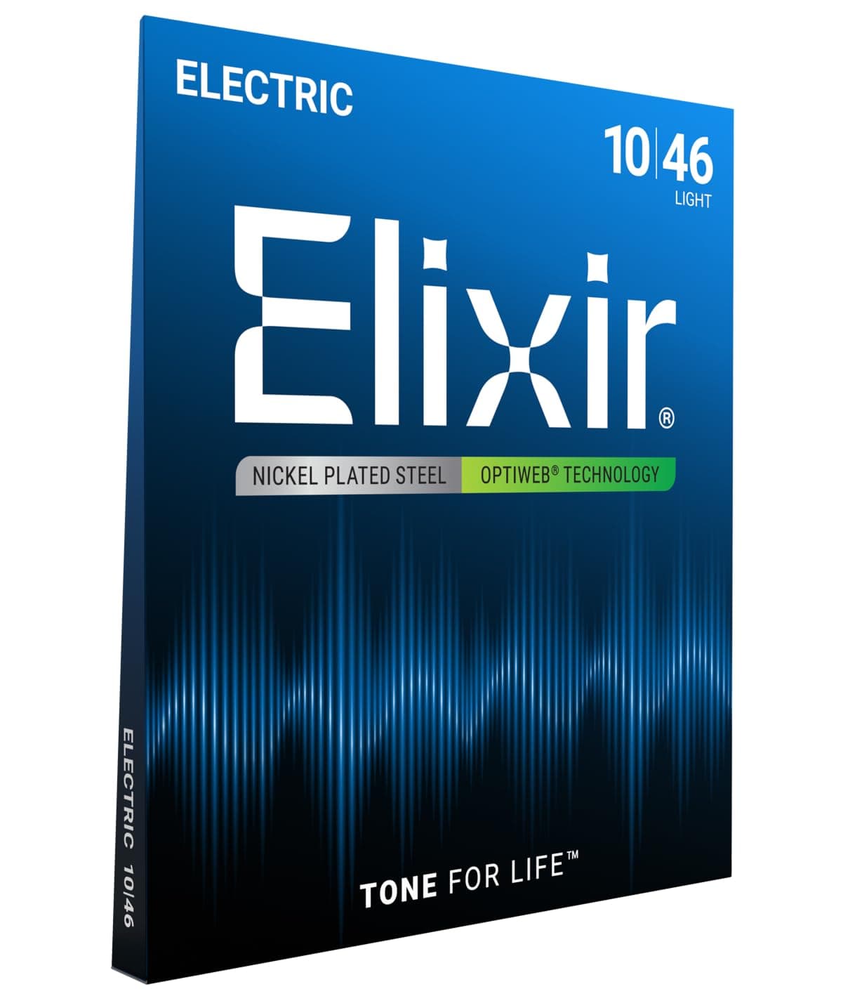 Strings, Electric Guitar Strings, Nickel Plated Steel with OPTIWEB Technology, Longest-Lasting Crisp Tone with Comfortable Feel, 6 String Set, Light 10-46