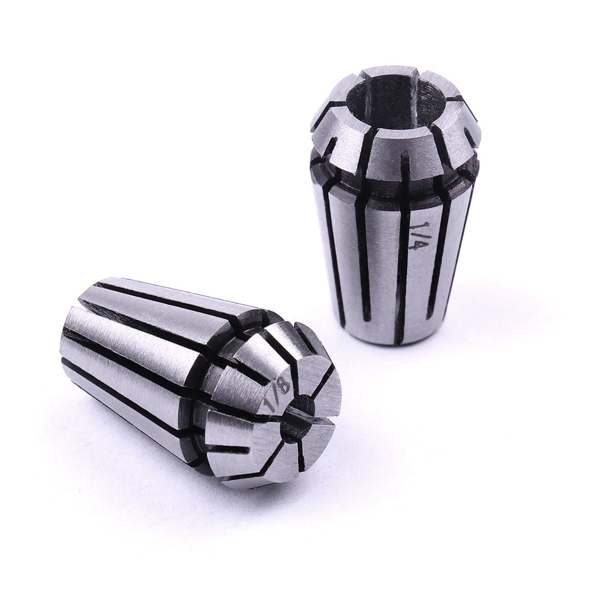 ATOPLEE ER11 Collet Set,1/8 inch and 1/4 inch Spring Collet Set for CNC Engraving Machine and Milling Lathe Tool