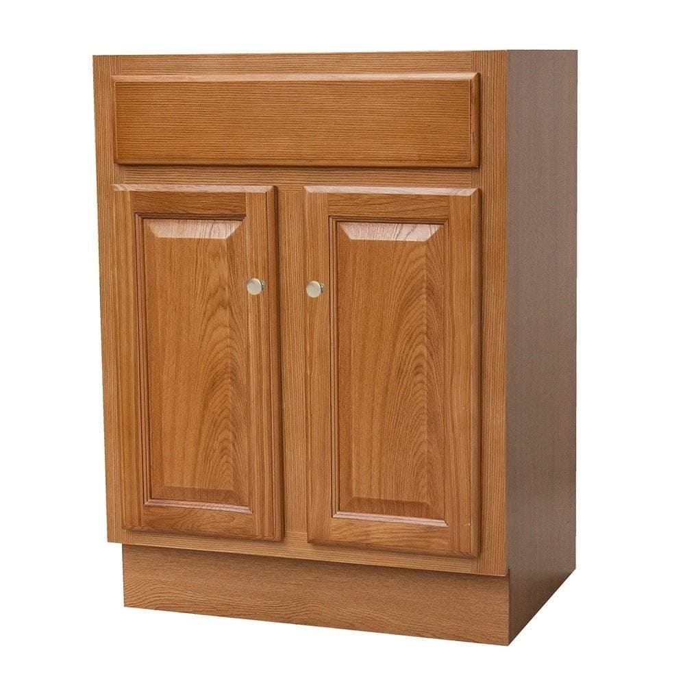 GCC 24" x 18" Honey Amber Raised Panel Vanity Cabinet