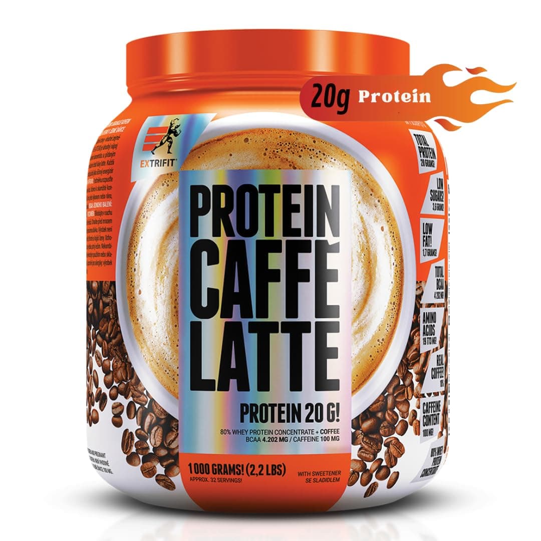 Protine caffelatte 80 1kg EF exclusive real coffee Latte and 20 g of protein in every dose