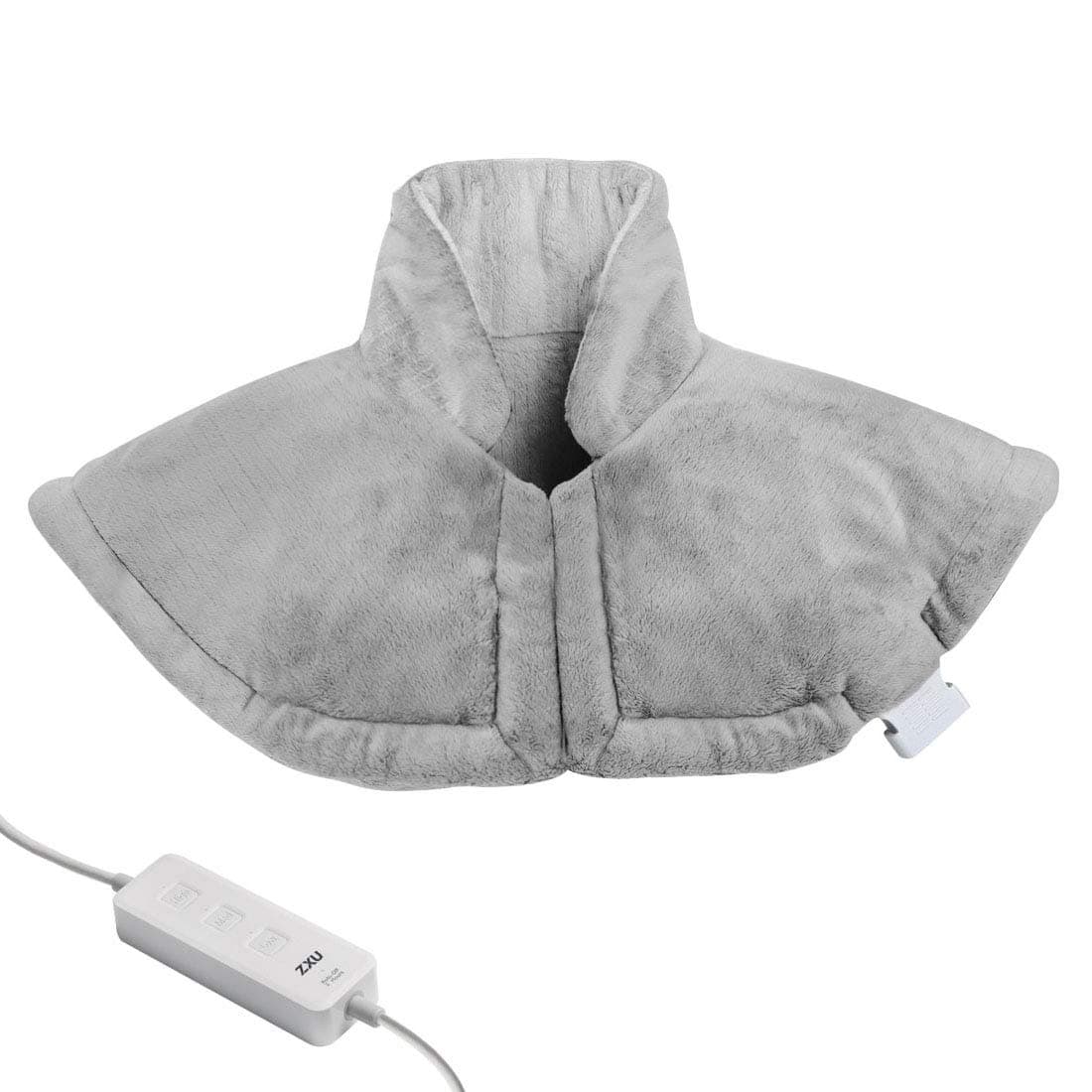 Heating Pad for Neck and Shoulder and Back,Weighted Electric Heated Wrap for Neck and Shoulder with 3 Heat Setting and Moist Heat .20 * 25, Auto Shut Off Electric Neck Heat Pad, Machine Washable