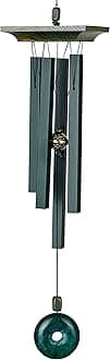 Woodstock Chimes Signature Collection, Woodstock Jade Chime, 22'' Decor Designs Wind Chimes for Outdoor, Patio, Home or Garden Décor (JC)