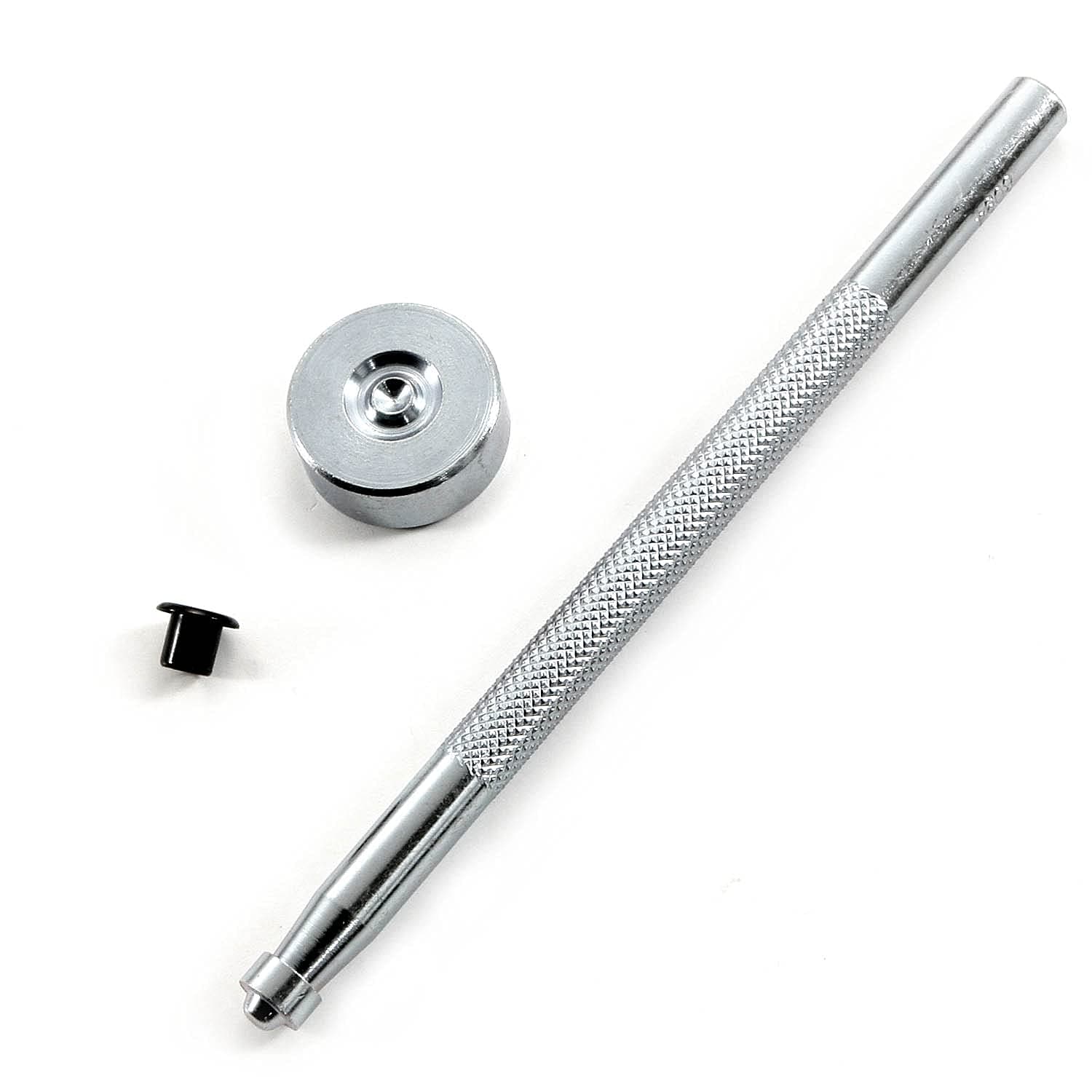 Eyelet Hand Setter (#6 Size) - (Fits 3/16 Inch Diameter Eyelets) - (Includes Base & Ram) - for KYDEX Holster Making & Hobby