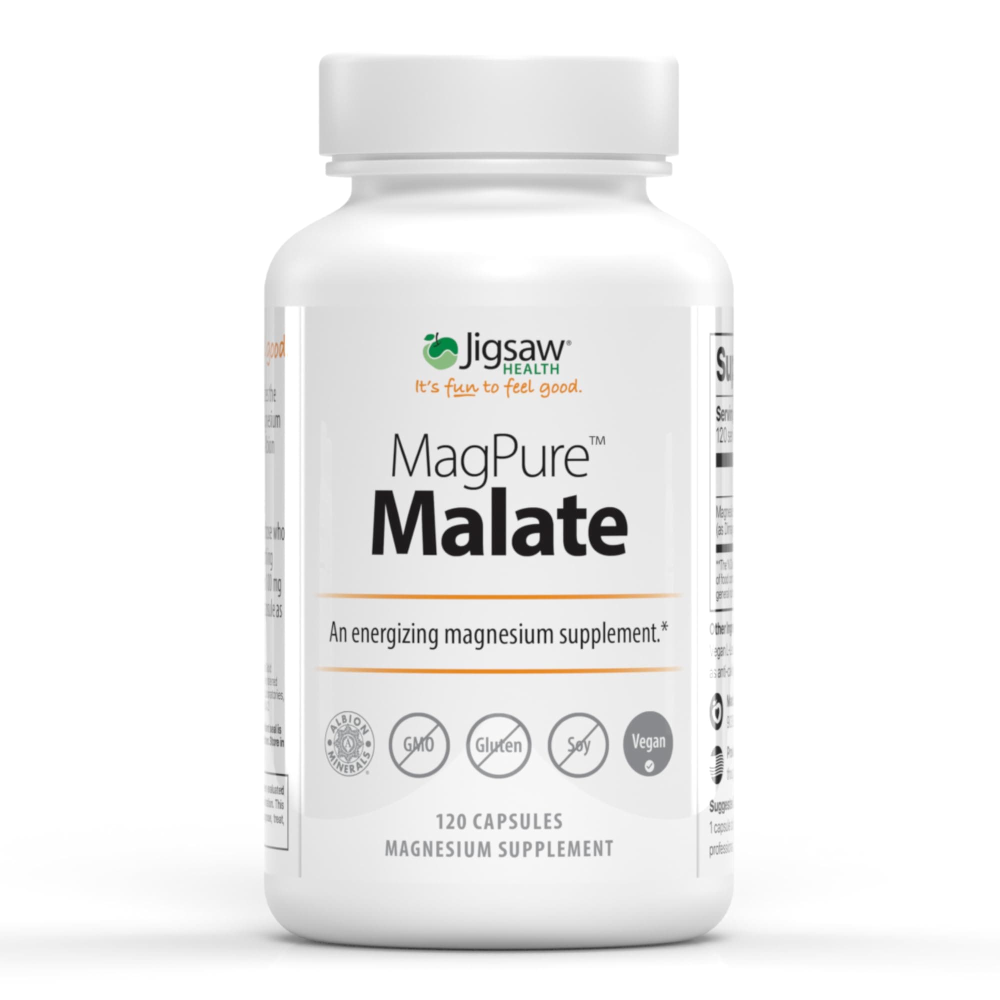Jigsaw Health MagPure Malate, 120 Count Direct