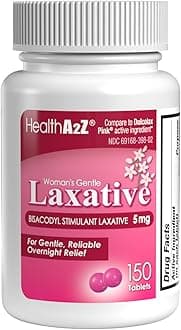 Woman's Gentle Laxative | Bisacodyl Stimulant Laxative 5mg | Constipation Relief | Gentle and Reliable | Overnight Relief (150 Tablets)