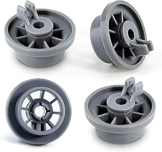 165314 Dishwasher Rack Wheels Fit for Bo-sch Ken-more Dishwasher Wheels Lower Rack-Replace 420198 AP2802428 PS3439123 423232 EAP3439123 PS8697067 PACK OF 4 by AMI PARTS