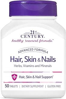 21st Century Hair, Skin & Nails Caplets - 50 Capsules
