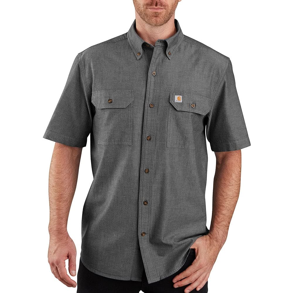 CarharttMen's Original Fit Short Sleeve Shirt Work Utility Button Down Shirt