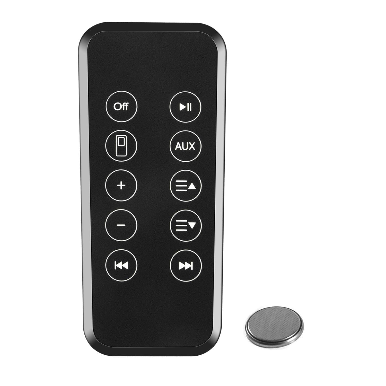 Yimaut Replacement for Bose SoundDock 10 Remote with CR2025 Battery, Also Fit for Bose Sounddock Series 2 3 II III Bluetooth Digital Music System Remote Control