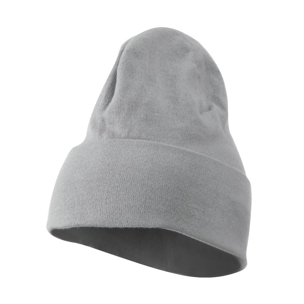 Artex Cool Max Knitted Cuff Beanie - Light Grey OSFM