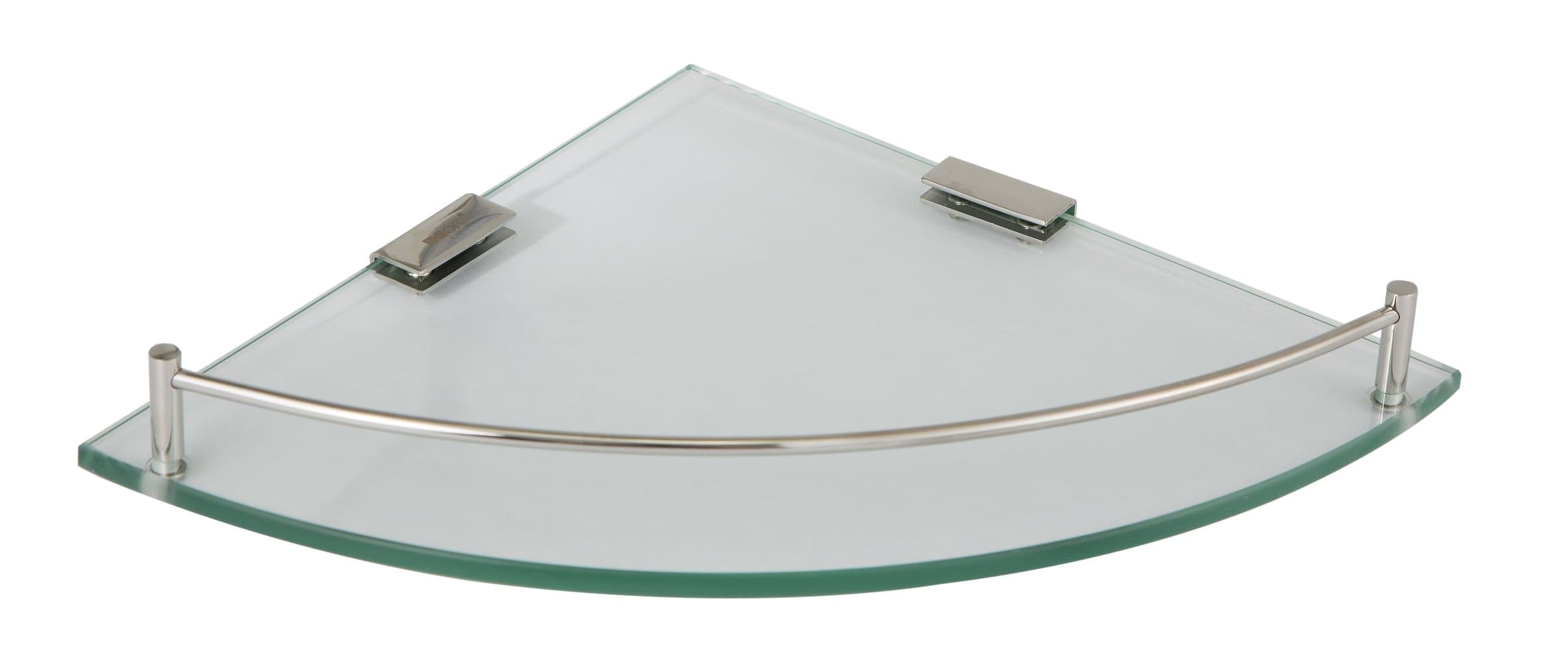 Ucore Inc 10" Glass Corner Shelf