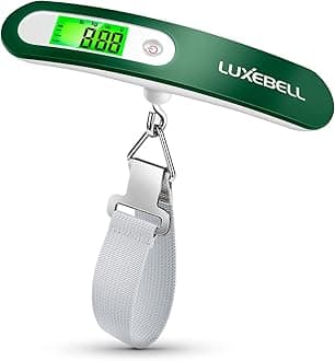 Luxebell Digital Travel Scale, Luggage Scale Gift for Traveler Suitcase Handheld Weight Scale 110lbs (Green)