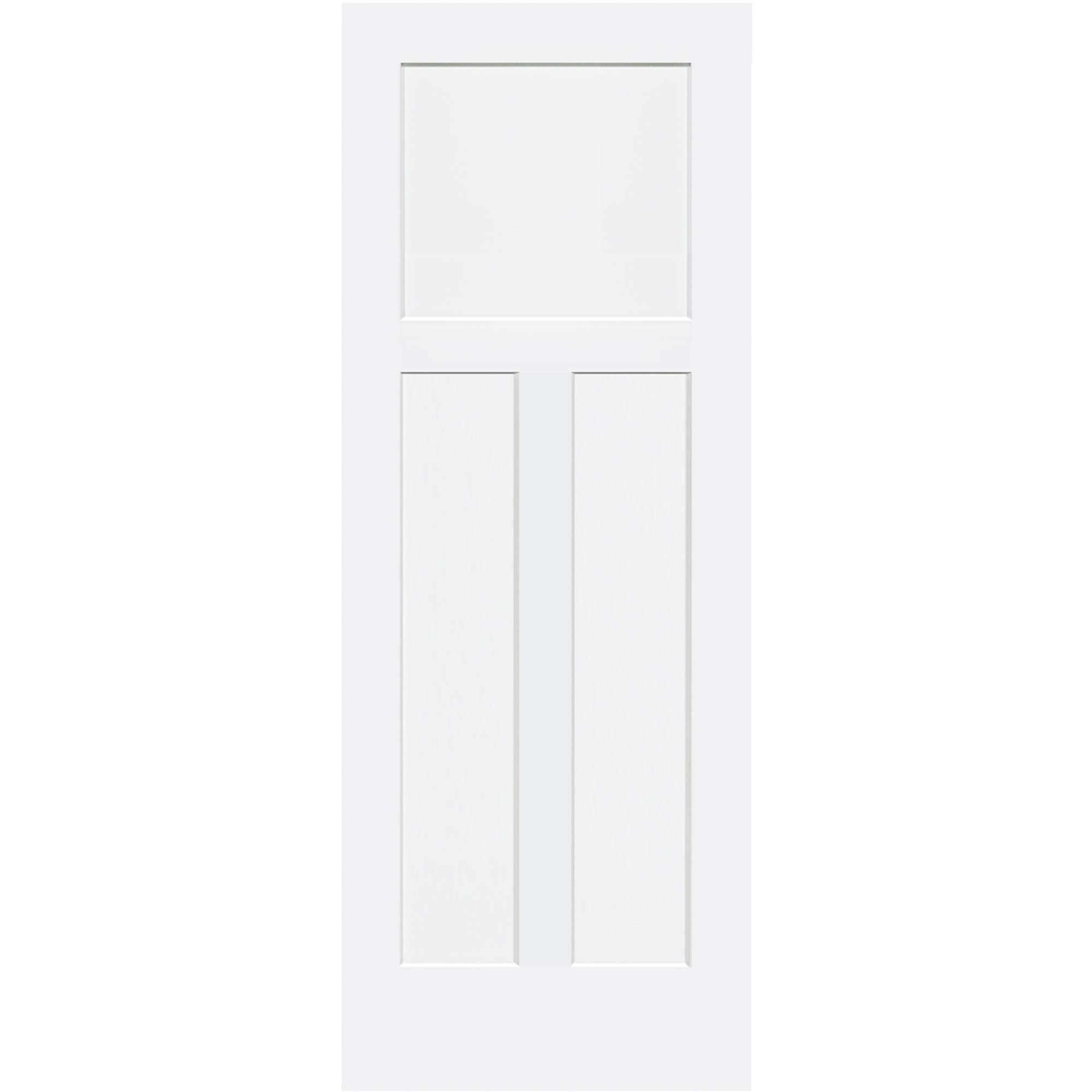 1+2 Panels Door, Kimberly Bay® Interior Slab Shaker White (36x80)