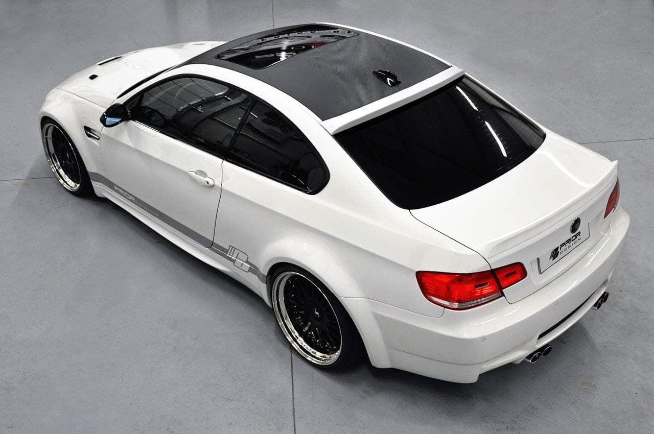 Exclusive roof spoiler Prior Design 3 Series E92 conversion for your BMW.
