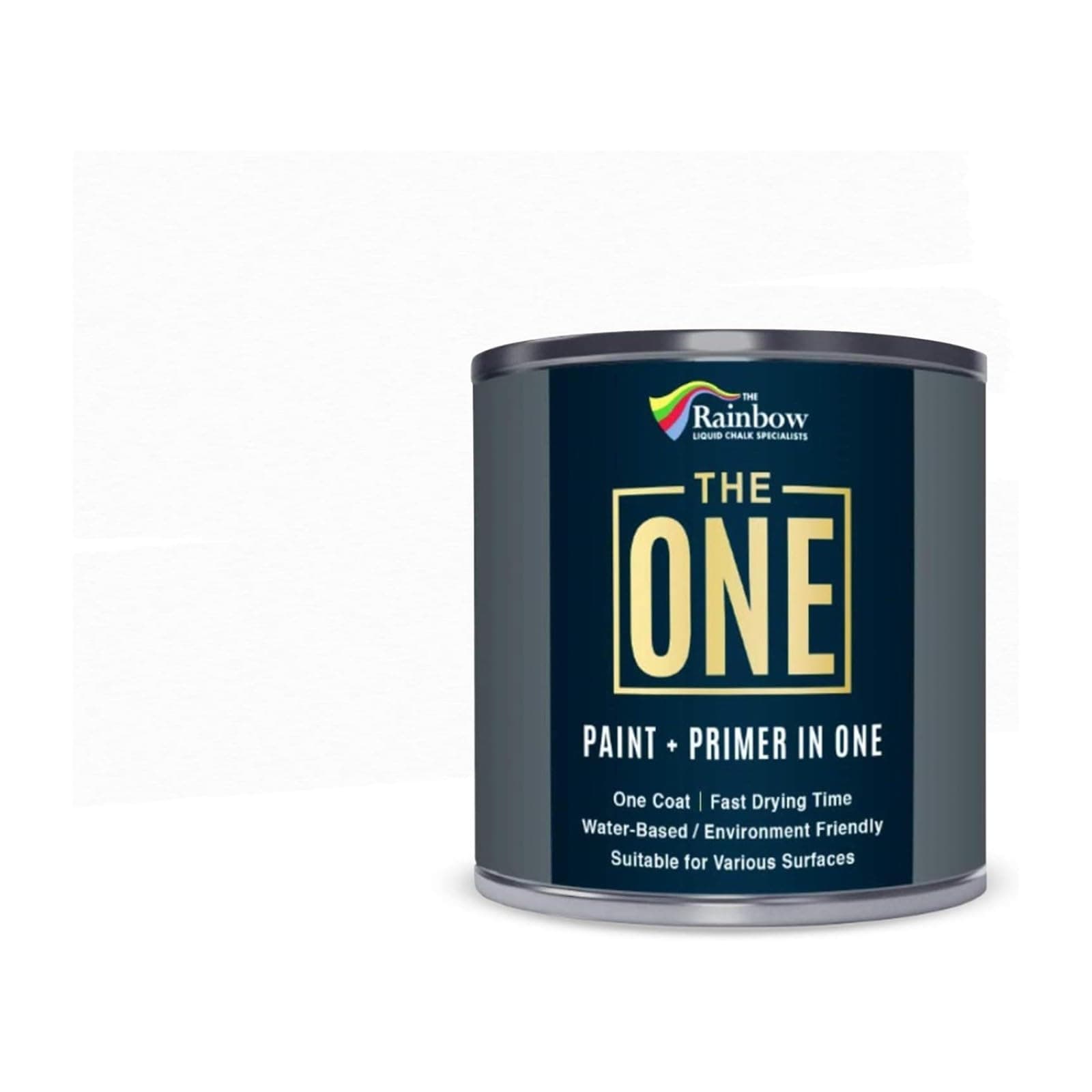 All-In-One Paint & Primer - White Gloss, 1 L | Multi-Surface 1 Coat Formula | Easy Indoor & Outdoor Decorating for Home & Garden Walls, Floors & Furniture | Durable, Water-Based & Low VOC