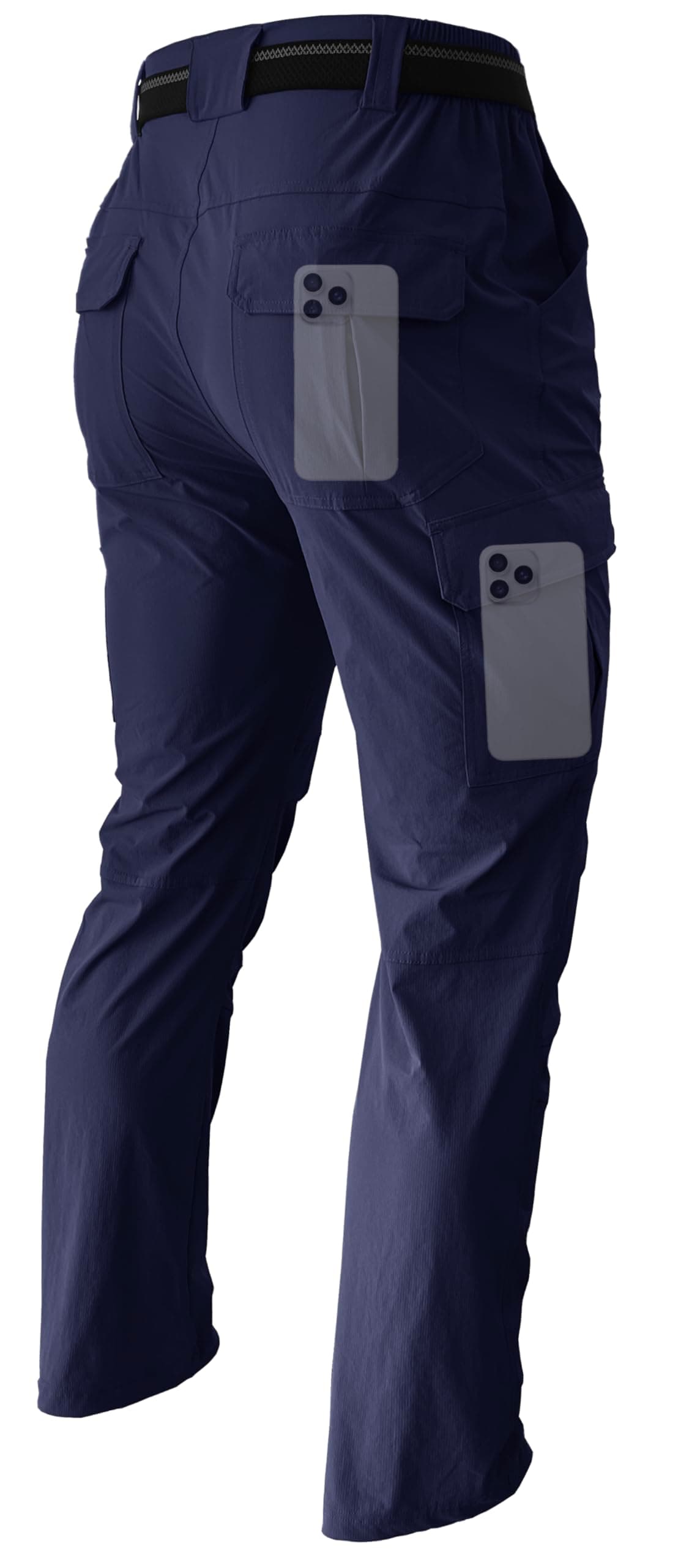 Men's Hiking Cargo Work Pants Lightweight Waterproof Quick Dry Camping Fishing Travel Outdoor Pants