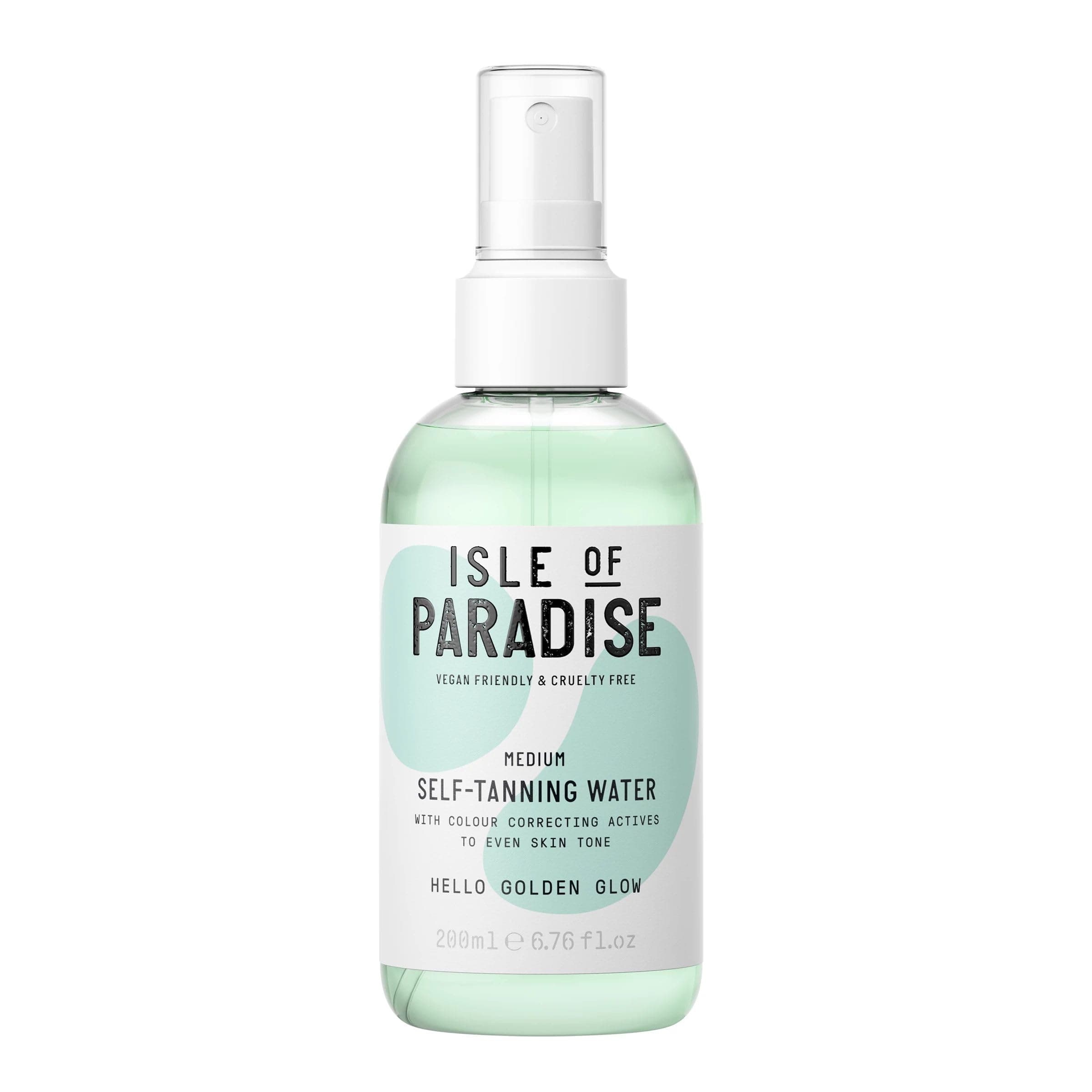 – Isle of Paradise Self Tan Water Medium (200 ml) Hydrating Self Tanning Water Natural Ingredients & Vegan