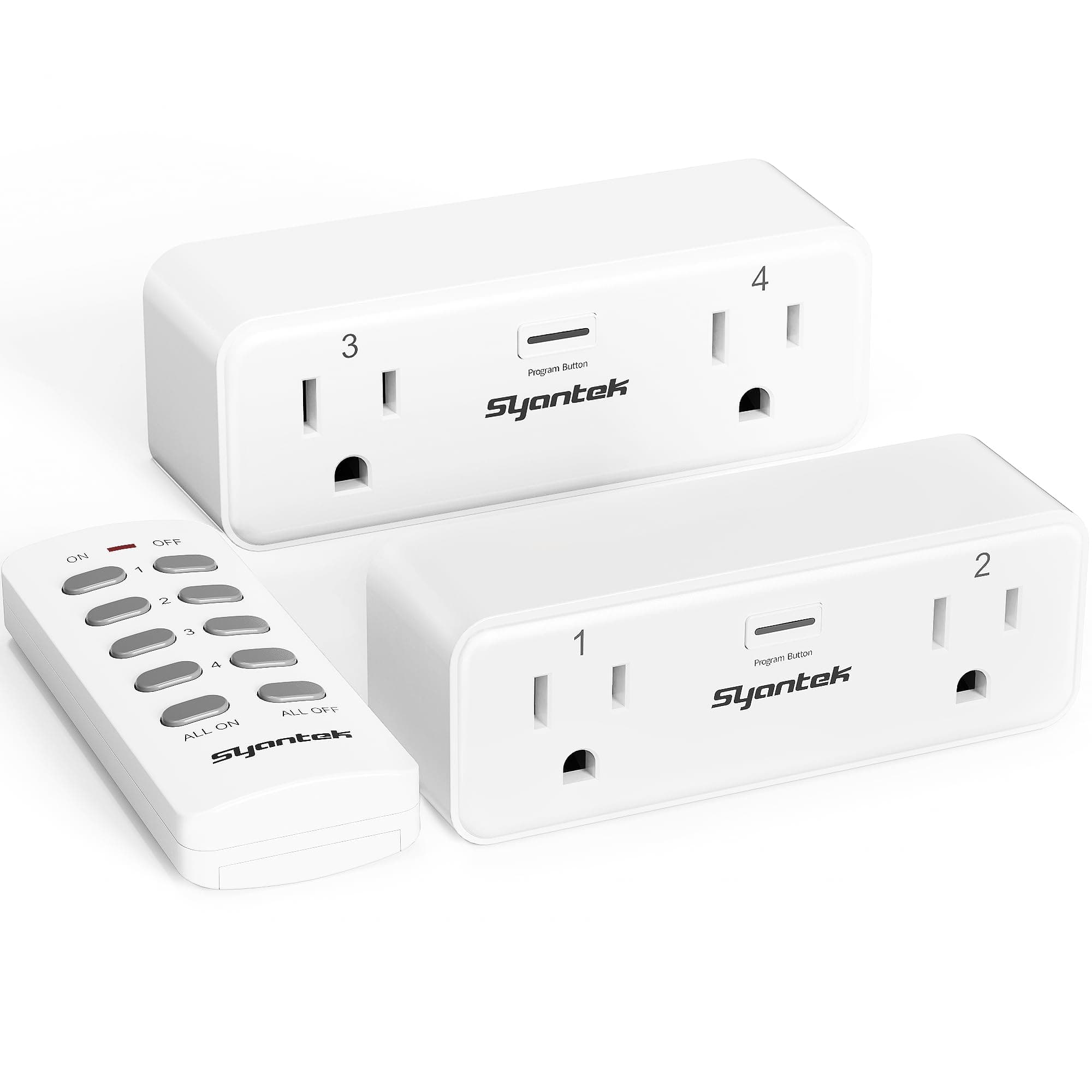 2-In-1 Remote Control Outlets