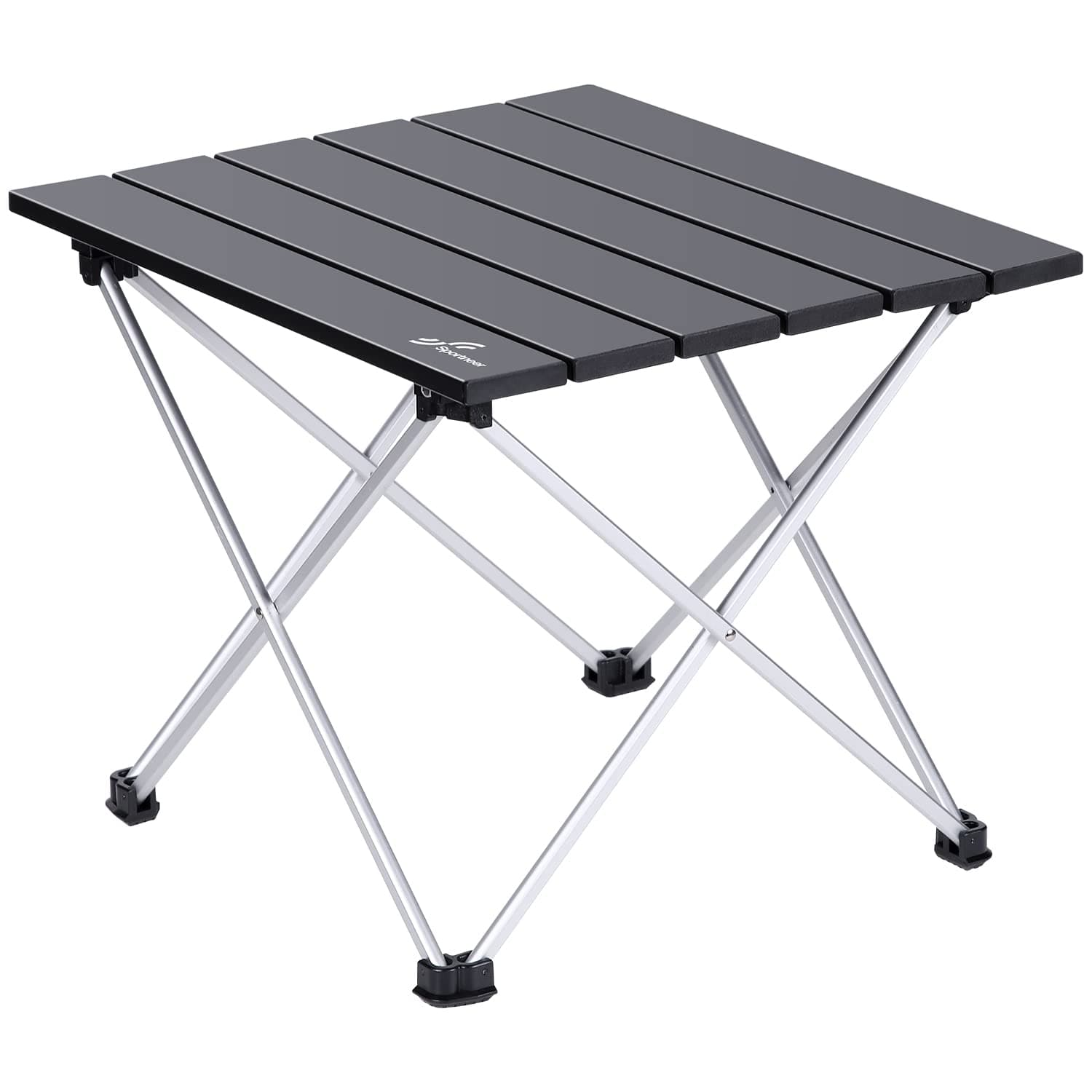 Sportneer Camping Table Folding Table, Portable Lightweight Aluminum Table Top, 3 Size Dining Table Prefect for Dining, Cutting, Cooking, Picnic, Outdoor, Beach, Hiking, Fishing