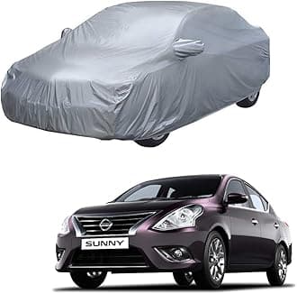 Car Body Cover for Nissan Sunny (with Mirror Pocket) (Silver Matty)