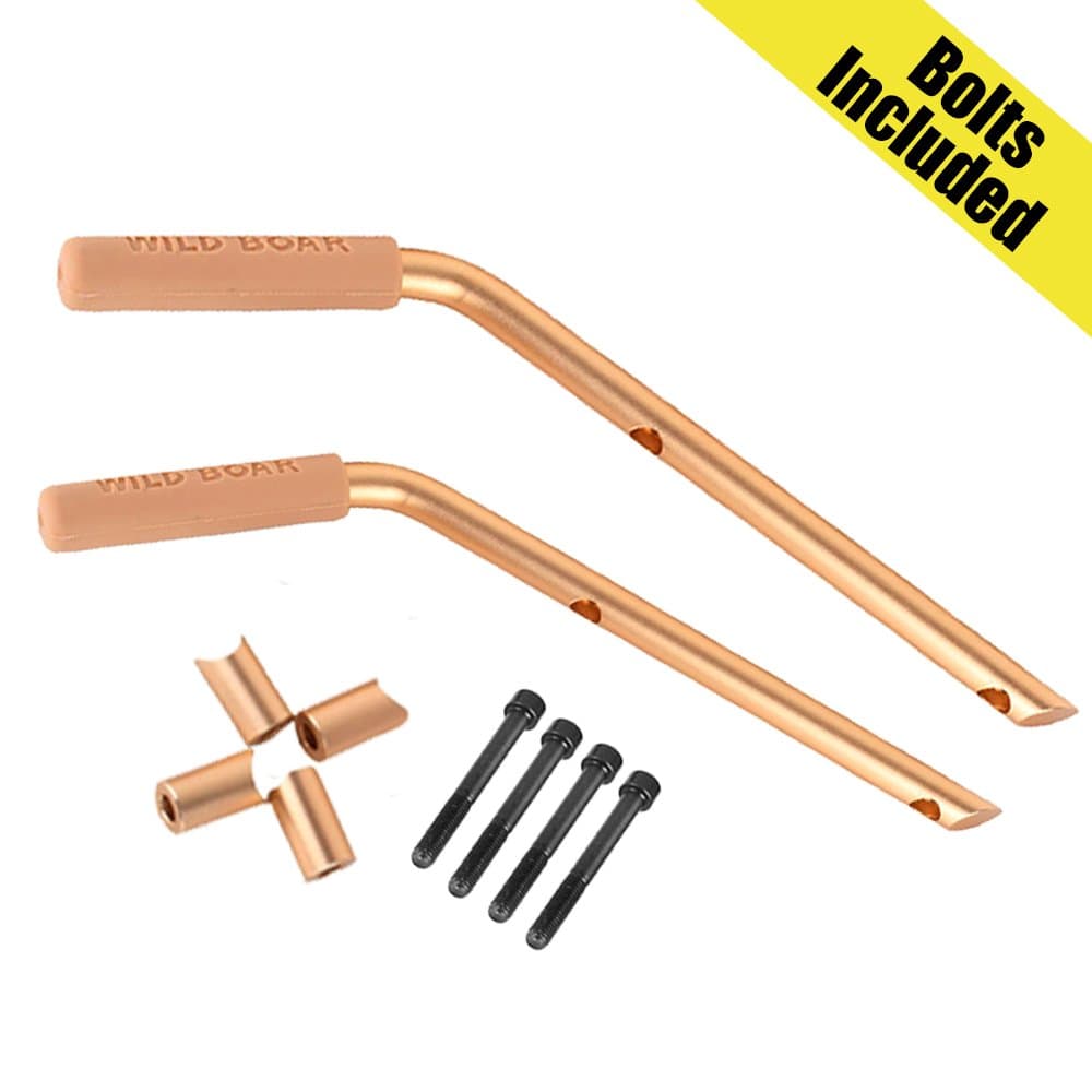 Rear Grab Handle Roll Bar Grip Handles for 2007-2016 Jeep Wrangler JK & Unlimited 2 Doors 4 Door - Pair (Champagne Gold)