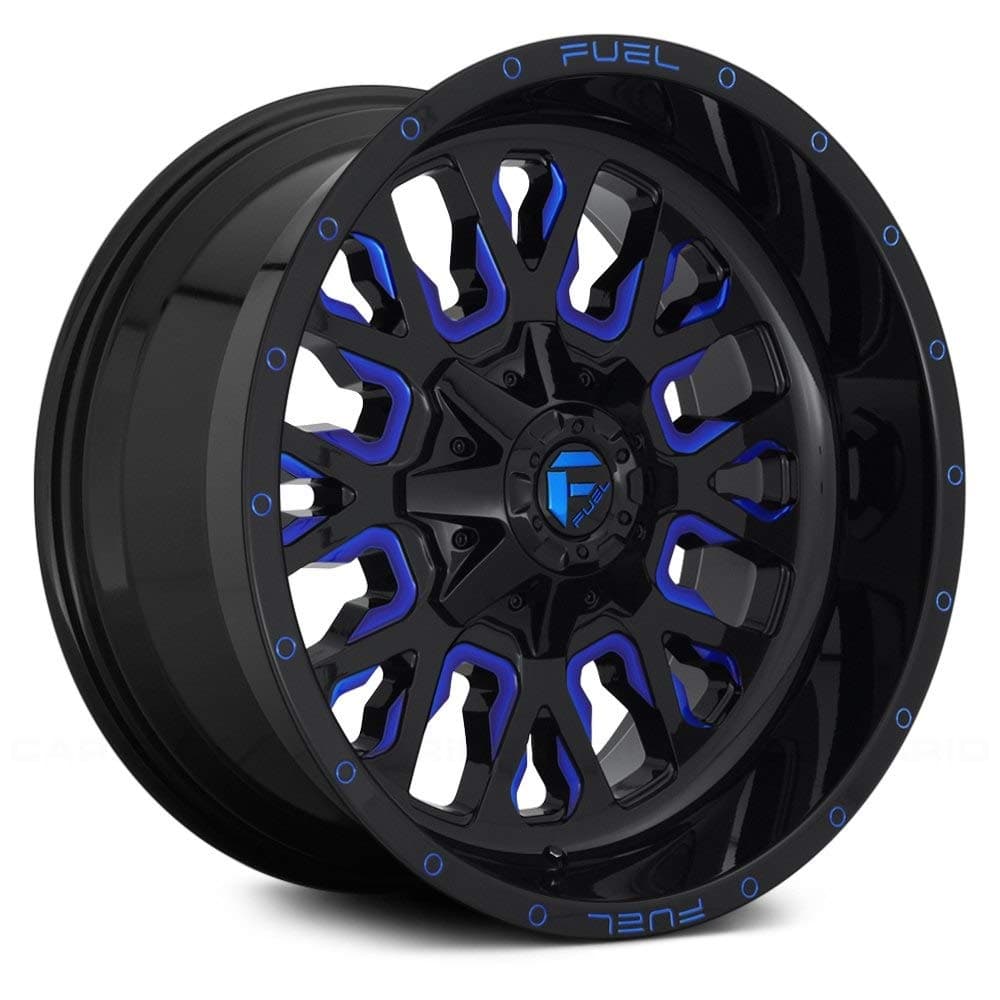 FUEL Stroke NLK-Gloss MIL BLU Wheel with Painted (17 x 11. inches /6 x 135 mm, 1 mm Offset)