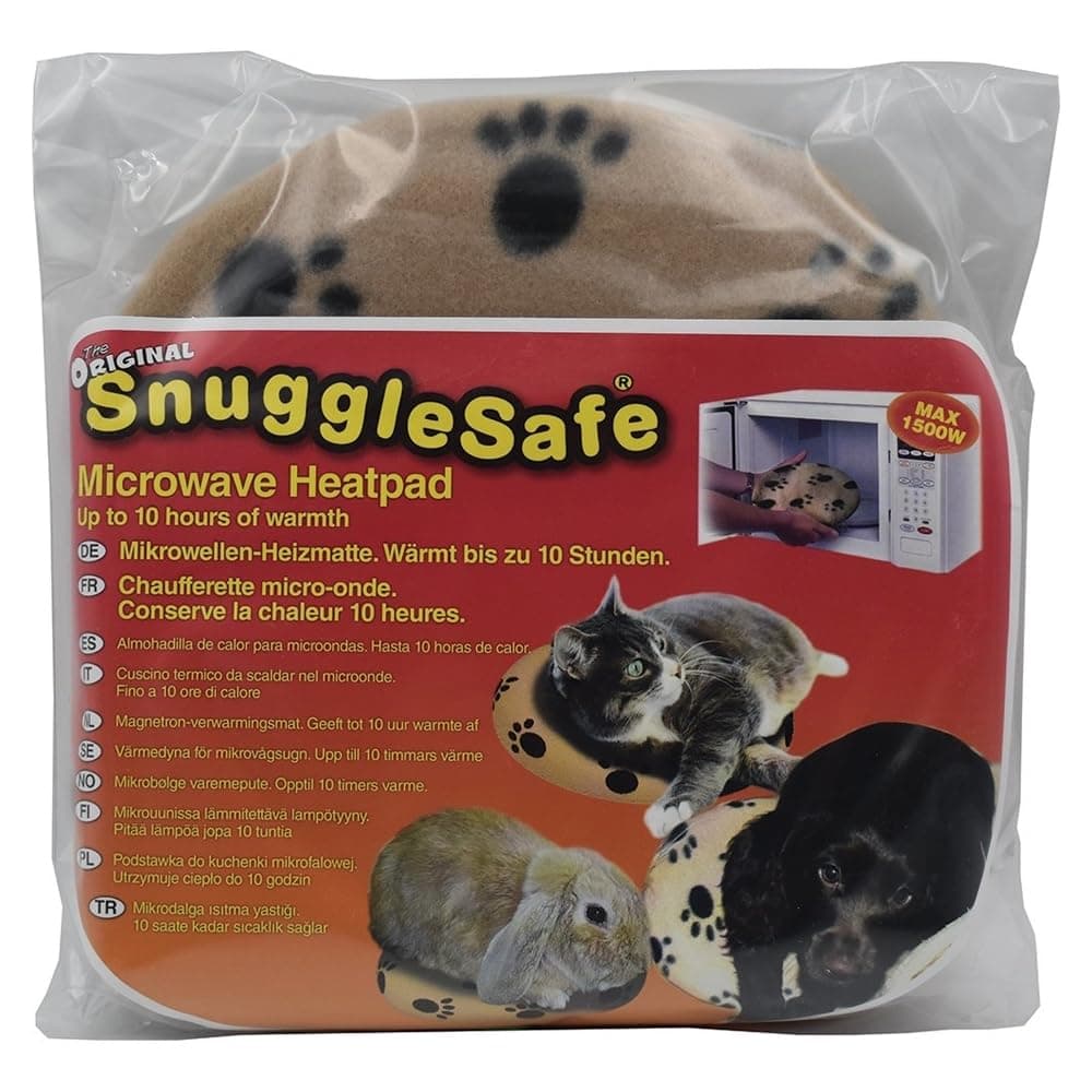 SnuggleSafe The 'Original Microwave Heating Pad Disc Microwavable Heated Pet Bed.