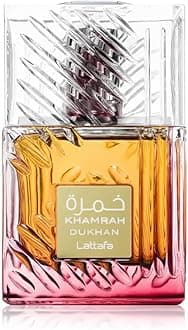 Lattafa Khamrah Dukhan | Long Lasting Perfume For Man & Perfume for Woman | EDP 100ml | Citrus, Warm Spicy, Patchouli Premium Fragrance