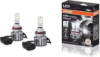 OSRAM LEDriving® HL BRIGHT, ≜ H8/H11/H16/H9, LED High/Low Beam Lamps, Off-road only, 300% more brightness, non ECE, 6000K, Hanging Folding box (2 lamps)
